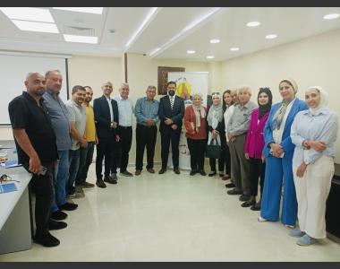 "تعزيز الاستدامة والوعي البيئي في مجال البناء من خلال ورش عمل متخصصة حول الأبنية المستدامة في فلسطين."